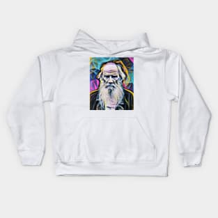 Leo Tolstoy Portrait | Leo Tolstoy Artwork 4 Kids Hoodie